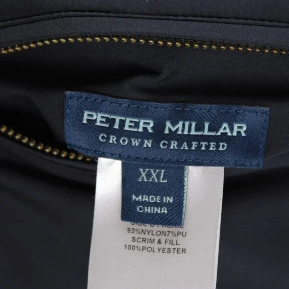 Peter Millar NWT Wool / Nylon Whistler Reversible Vest Size XXL In Gray & Blue